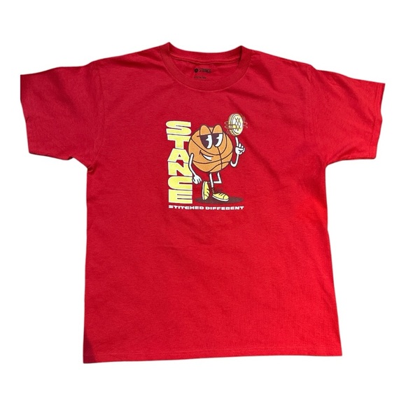 Stance “Stitched Different” Basketball Graphic Youth T-Shirt – Size L – NWOT - Picture 1 of 5
